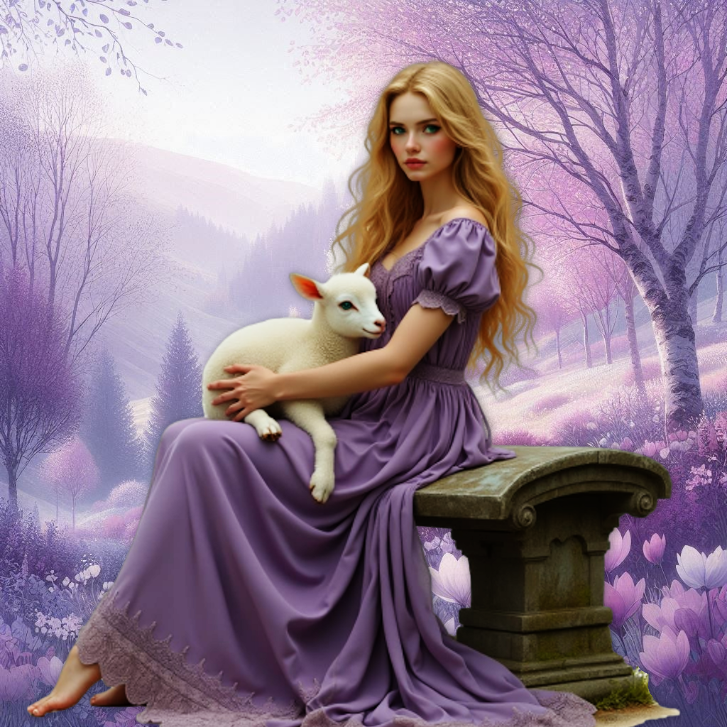 EASTER ROMANTIC WOMAN 01
